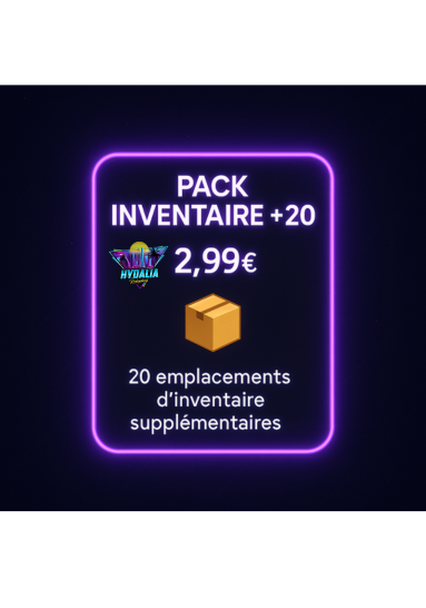 Pack Inventaire +20