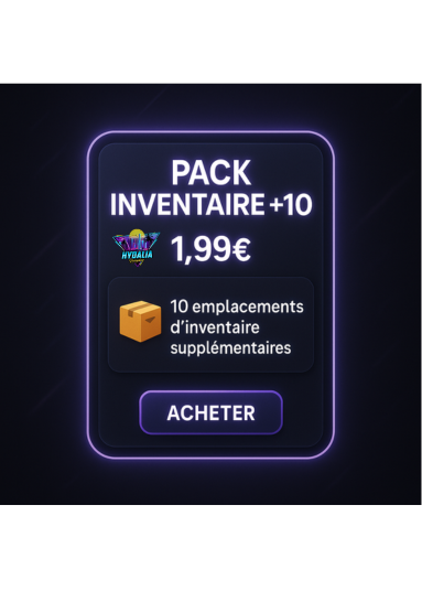 Pack Inventaire +10